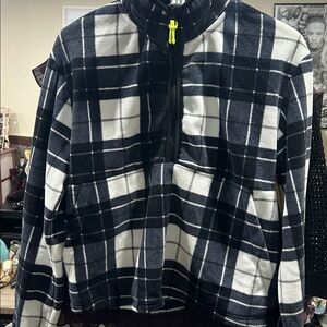 Plaid Fleece Xs